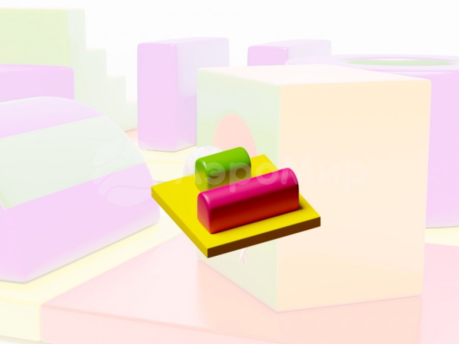 Мягкий игровой модуль Барьер - элемент мягкой полосы