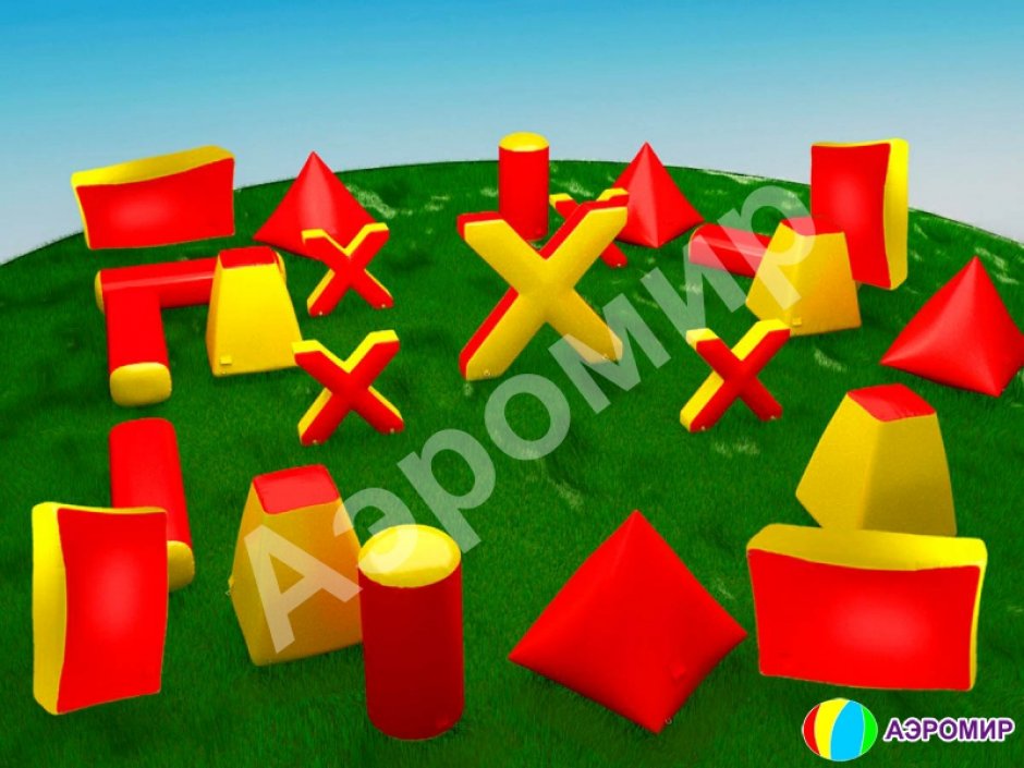 Комплект тактических надувных фигур Баррикада