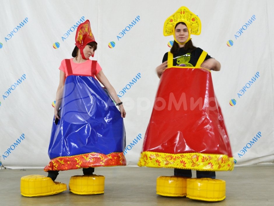 Сарафан для шуточных эстафет — игры и забавы