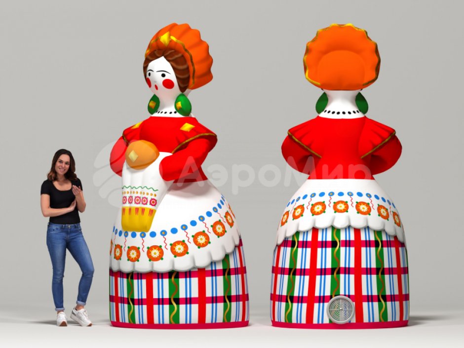 Дымковская игрушка Барыня