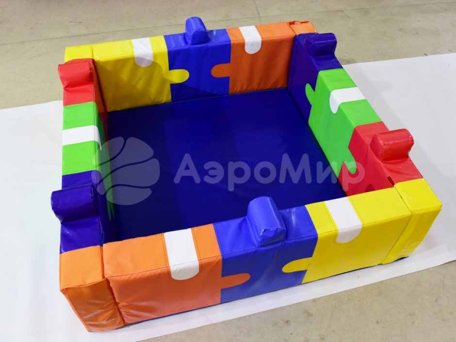 Сухой бассейн «Пазл-2» квадратной формы