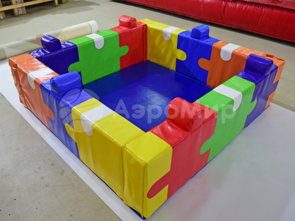 Сухой бассейн «Пазл-2» квадратной формы