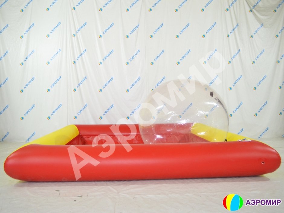 Квадратный надувной бассейн и аквазорбы комплектом для бизнеса