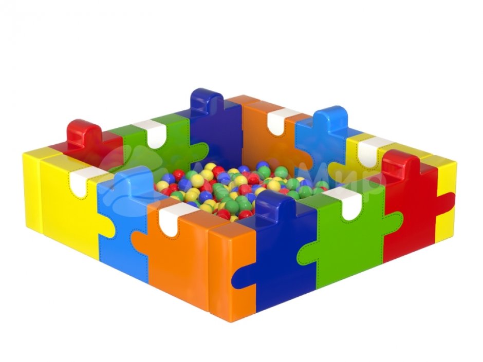 Сухой бассейн «Пазл-2» квадратной формы
