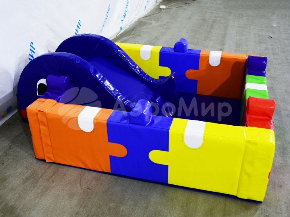 Сухой бассейн «Пазл-2» квадратной формы