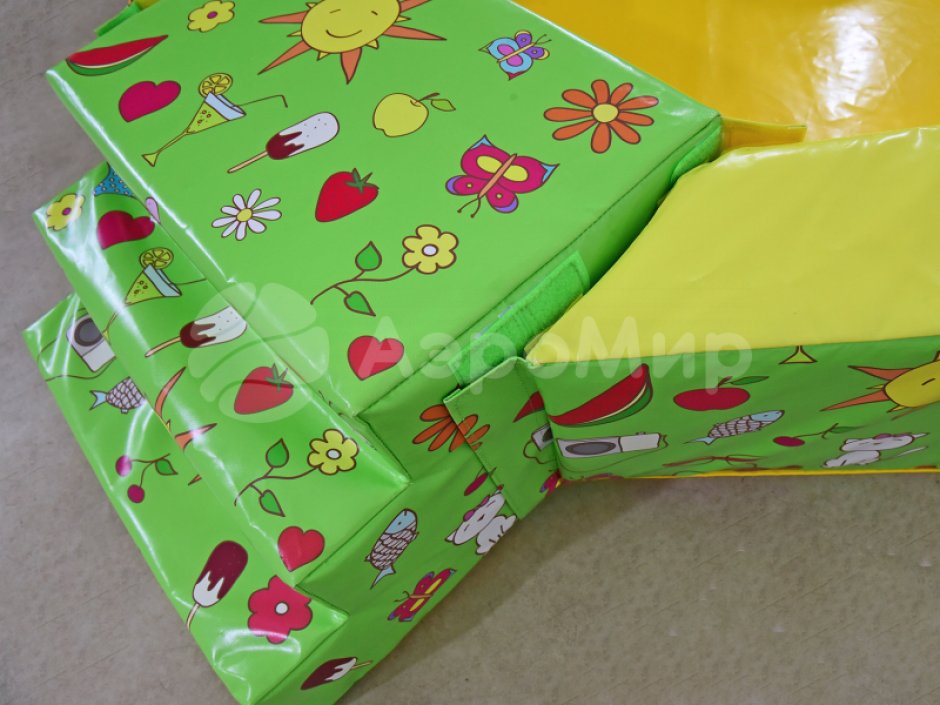 Квадратный сухой бассейн «Волна-1»