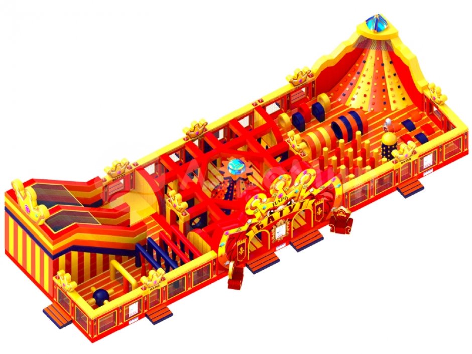 Надувной парк — Царь батут, площадью 300 м²