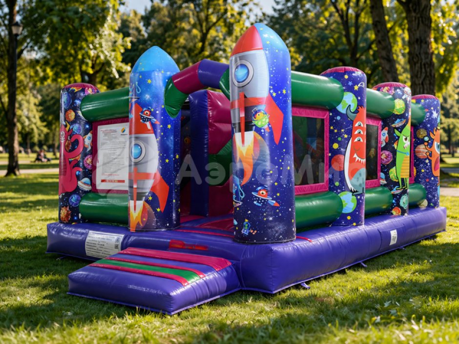 Надувной батут Космос