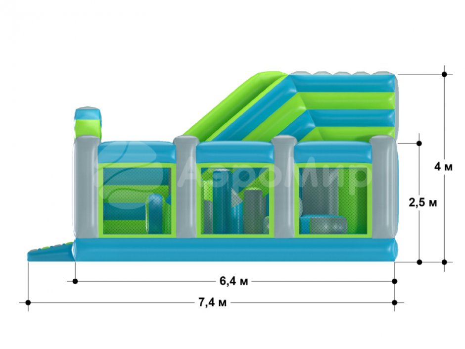 Детский надувной батут «Детство»