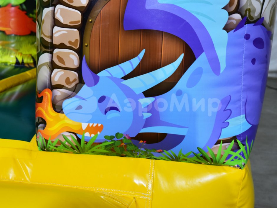 Надувной батут Дракоша — коммерческий батут ~9 м²