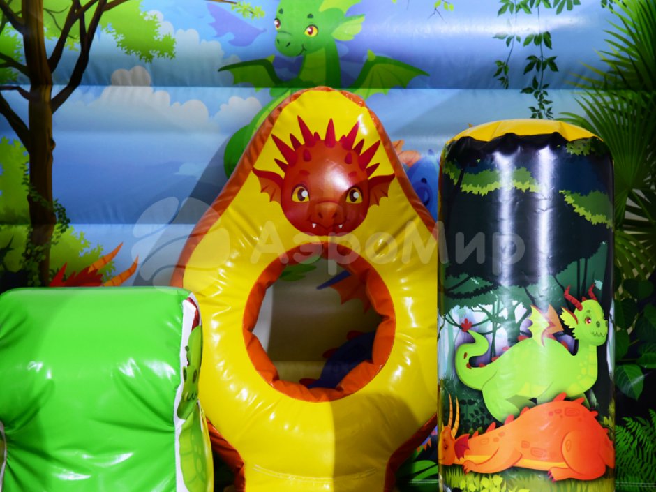 Надувной батут Дракоша — коммерческий батут ~9 м²