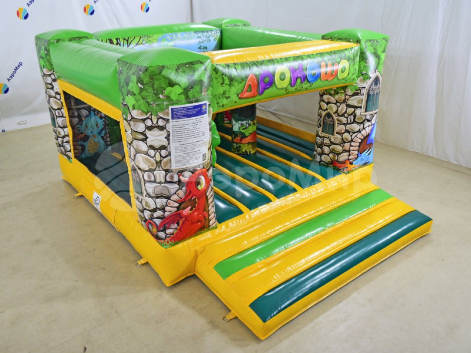 Надувной батут Дракоша — коммерческий батут ~9 м²