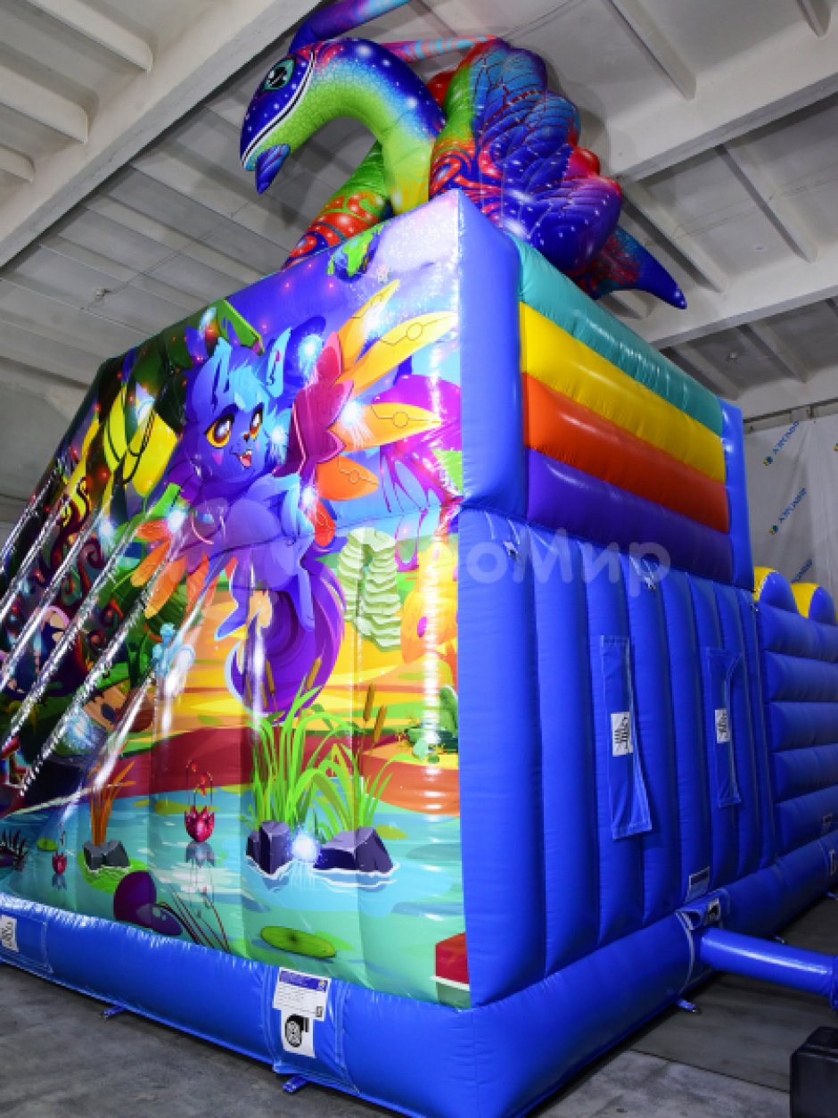 Надувной батут Фантазия — площадь 63 м²