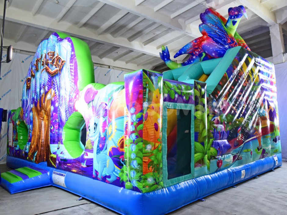 Надувной батут Фантазия — площадь 63 м²