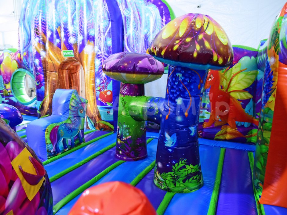 Надувной батут Фантазия — площадь 63 м²