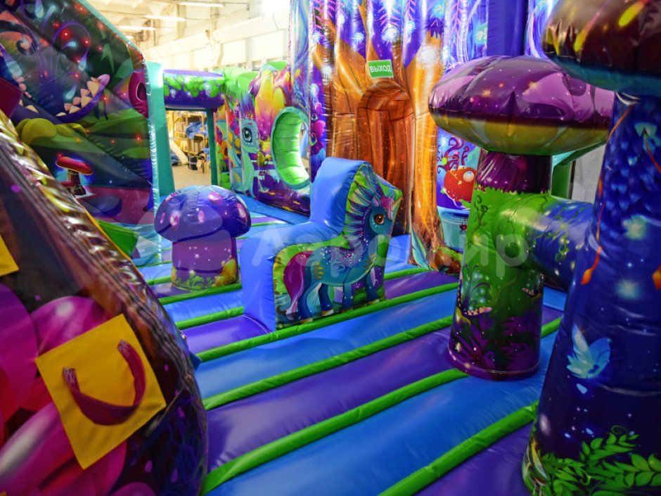 Надувной батут Фантазия — площадь 63 м²