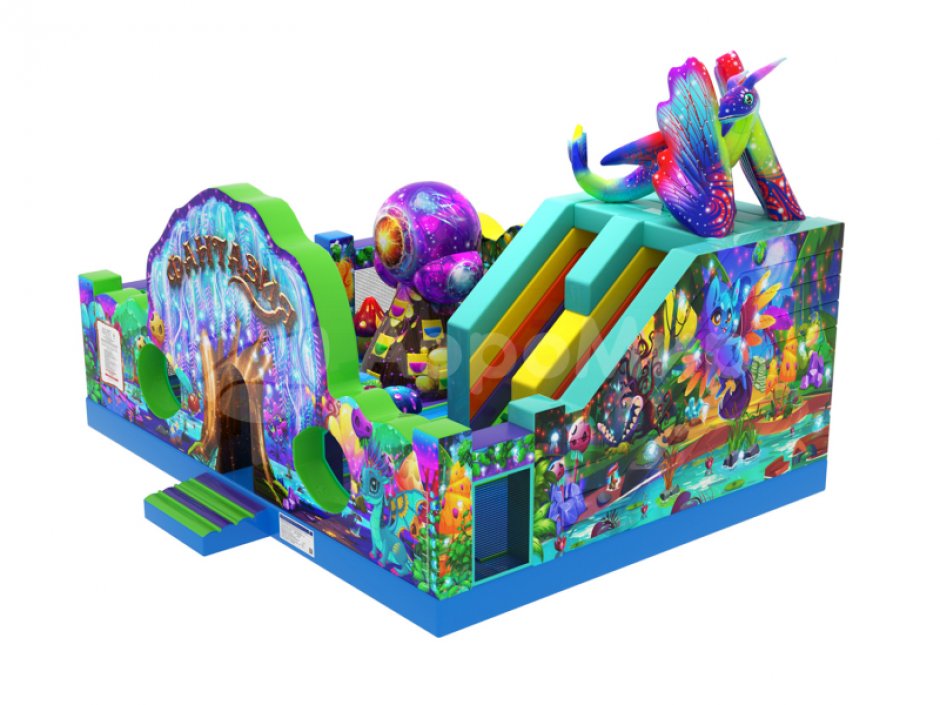 Надувной батут Фантазия — площадь 63 м²