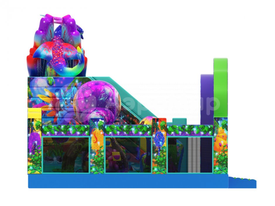 Надувной батут Фантазия — площадь 63 м²