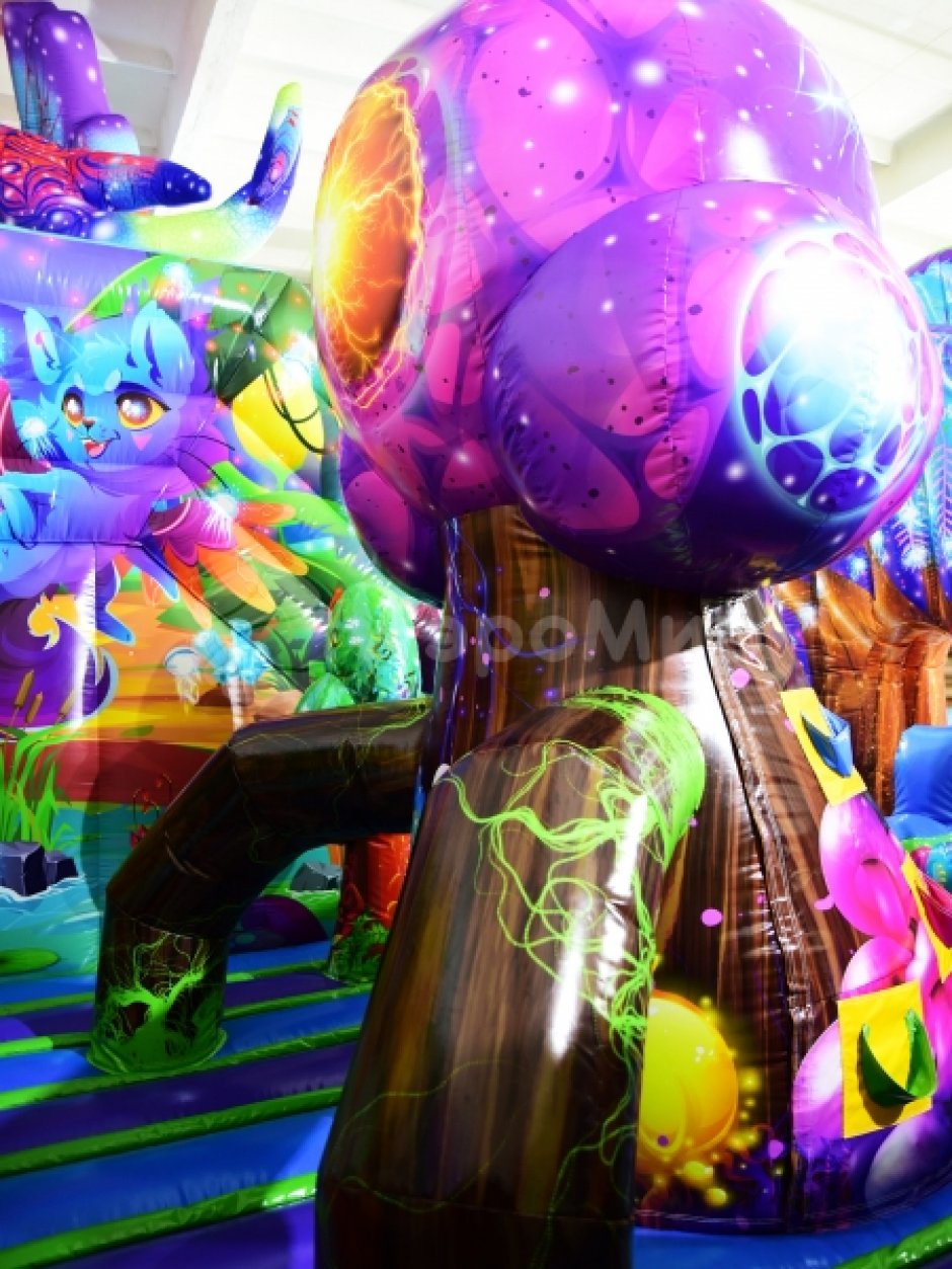 Надувной батут Фантазия — площадь 63 м²