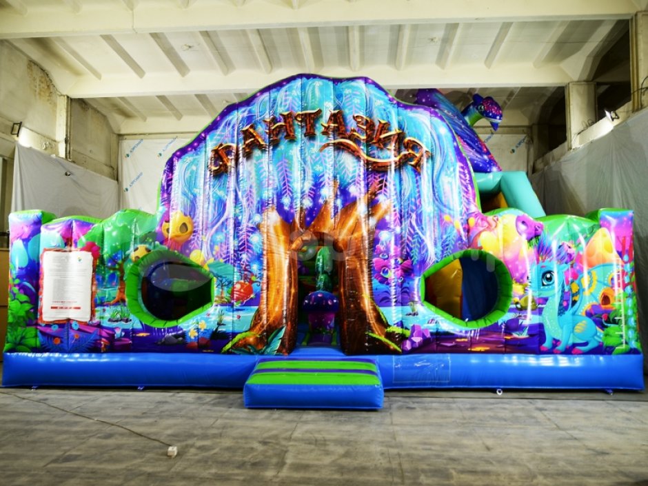 Надувной батут Фантазия — площадь 63 м²