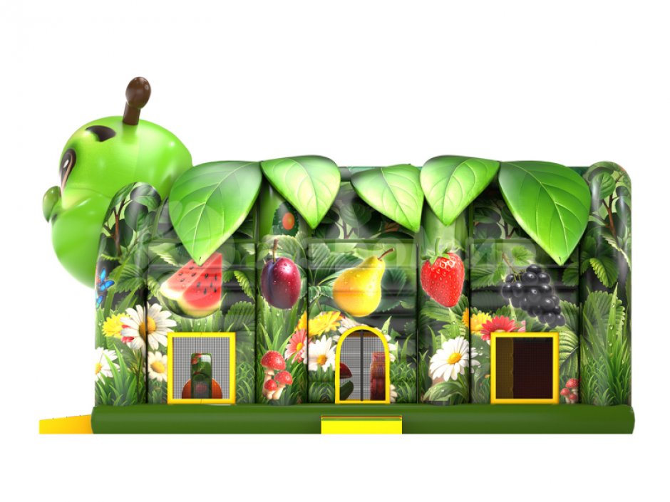 Надувной батут Гусеница