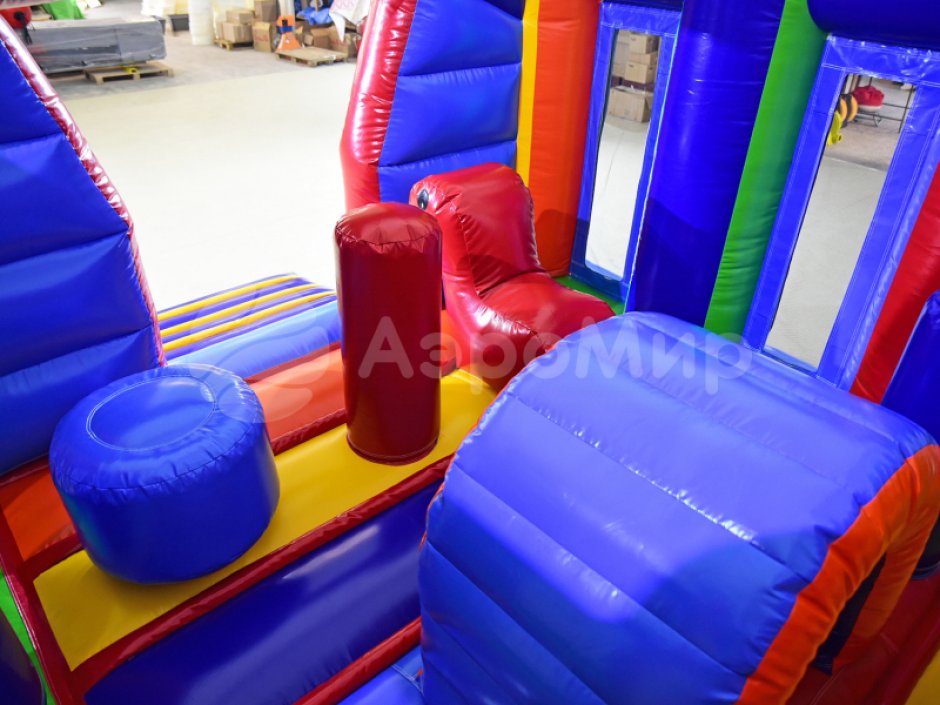 Надувной батут Карандаши — маленький надувной батут на 16 м²