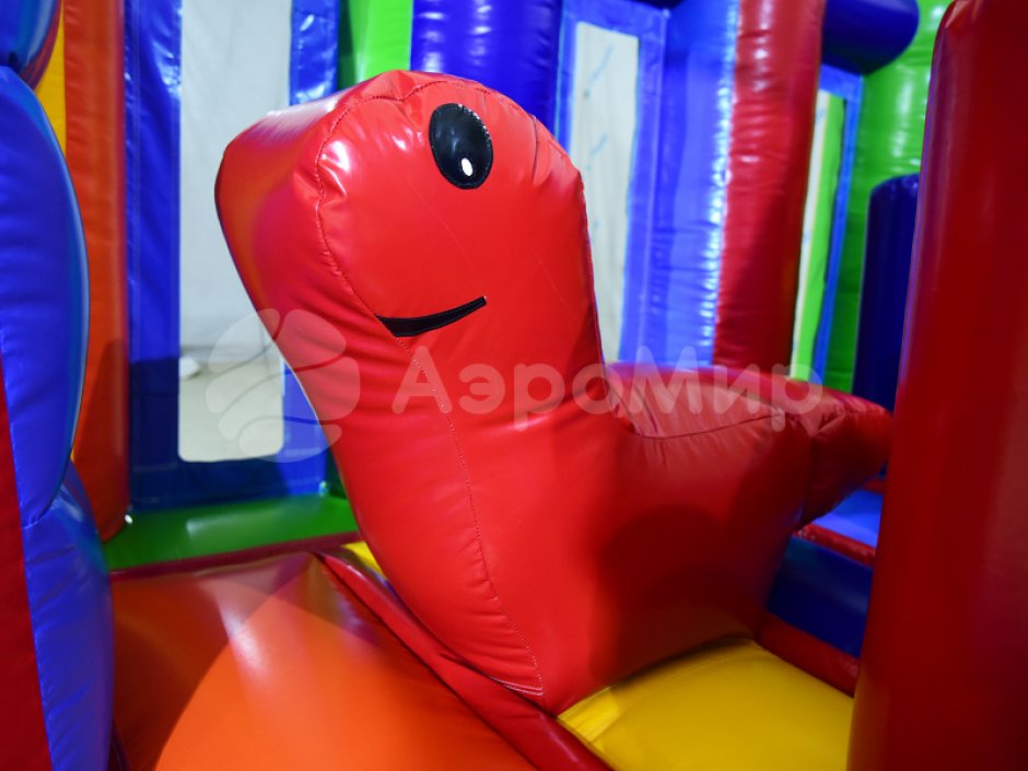 Надувной батут Карандаши — маленький надувной батут на 16 м²