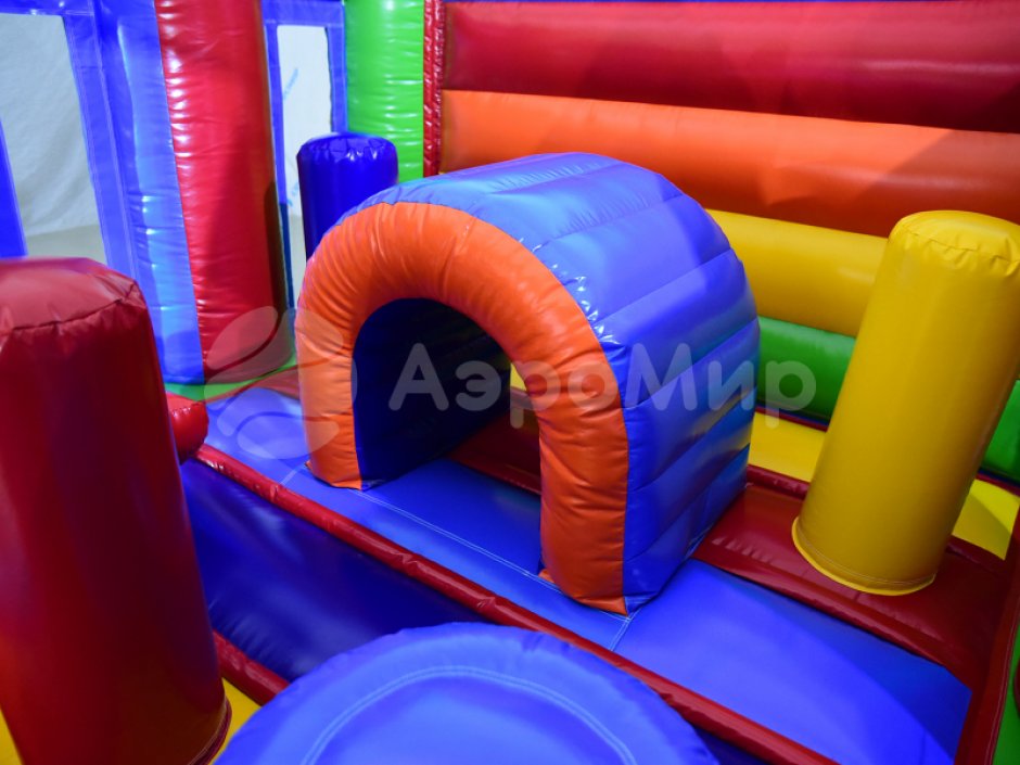 Надувной батут Карандаши — маленький надувной батут на 16 м²
