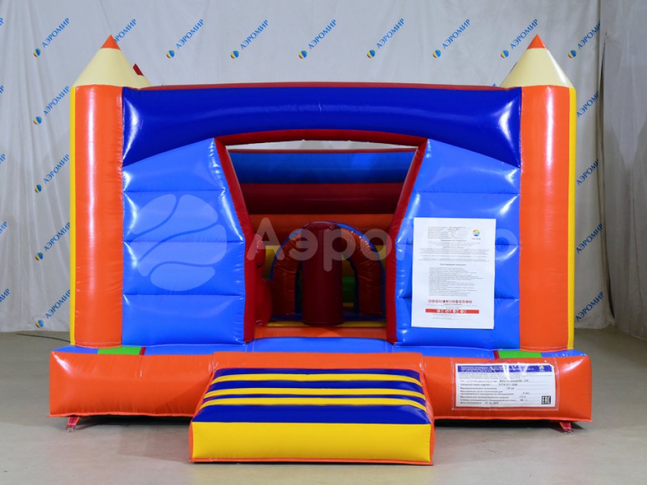 Надувной батут Карандаши — маленький надувной батут на 16 м²