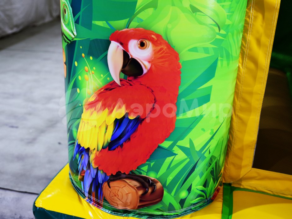 Надувной батут с крышей Кинг-Конг