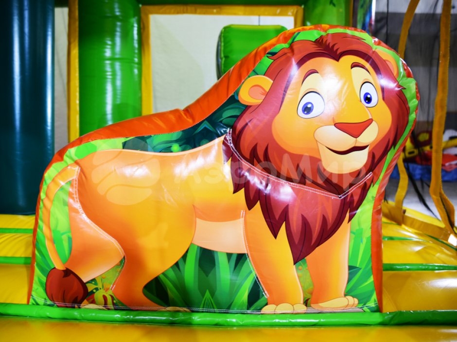 Надувной батут с крышей Кинг-Конг