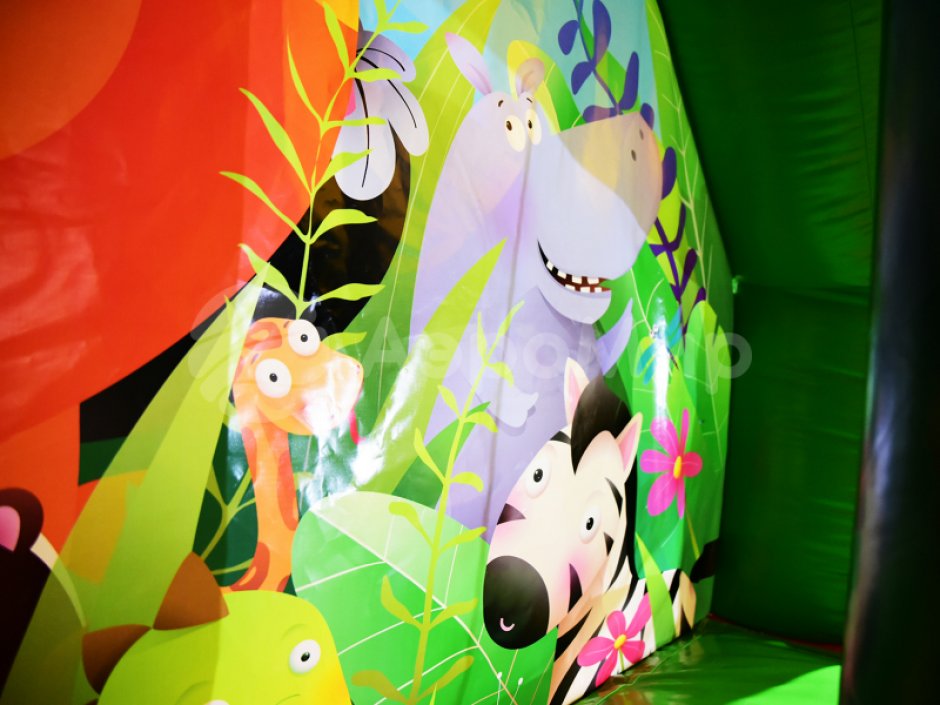 Надувной батут с крышей Кинг-Конг