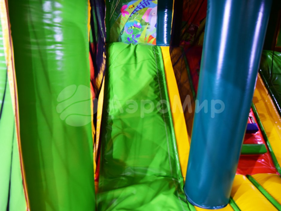 Надувной батут Кинг-Конг — с крышей для улицы и бизнеса на 35 м²