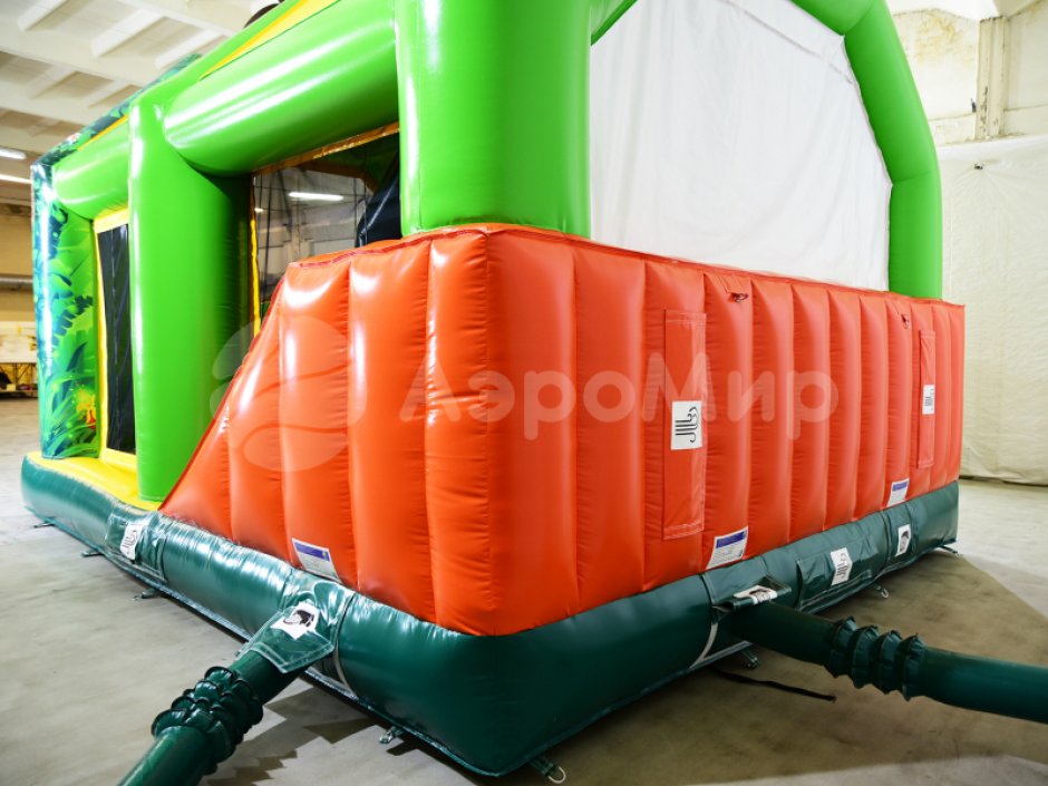 Надувной батут с крышей Кинг-Конг