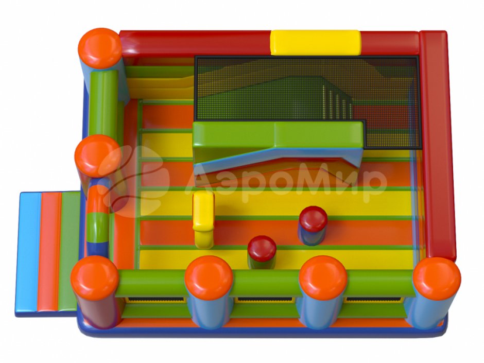 Надувной батут Конфетти — небольшой, коммерческий на 25 м²