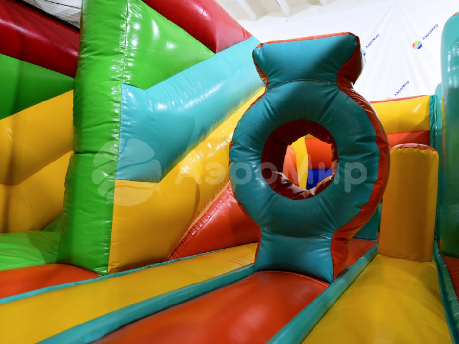 Надувной батут Конфетти — небольшой, коммерческий на 25 м²