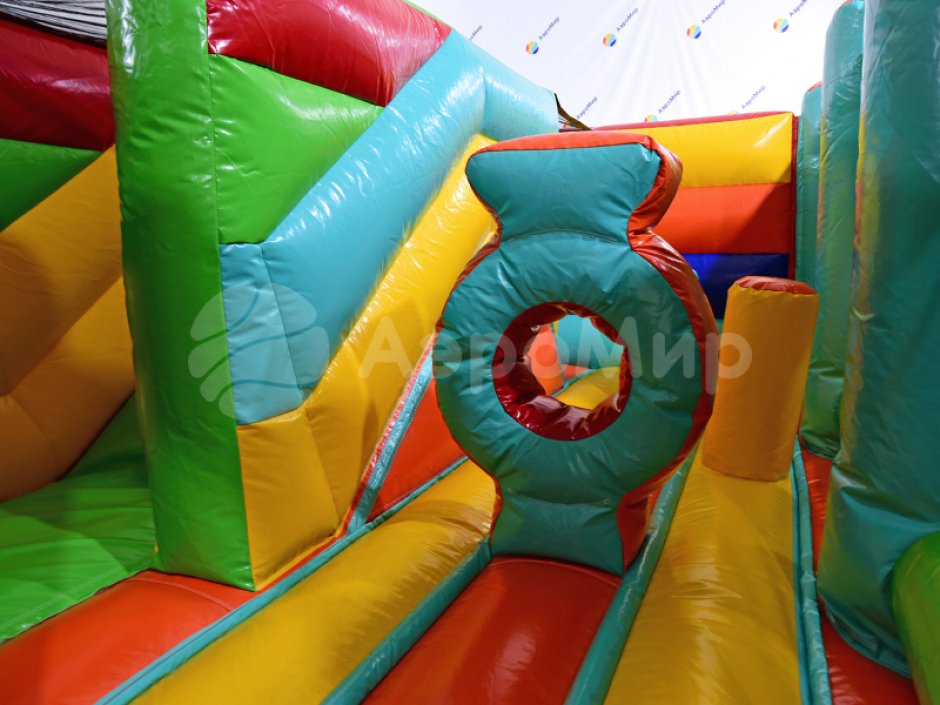 Надувной батут Конфетти — небольшой, коммерческий на 25 м²