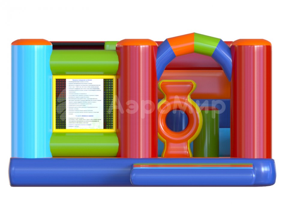 Надувной батут Конфетти — небольшой, коммерческий на 25 м²