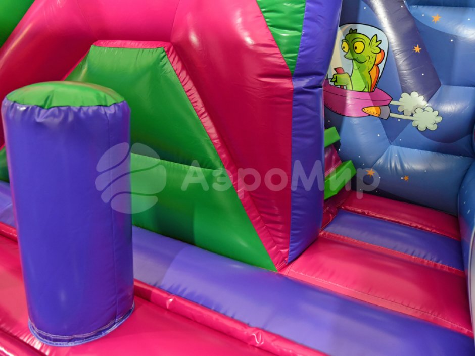 Надувной батут Космос — небольшой для бизнеса на 25 м²