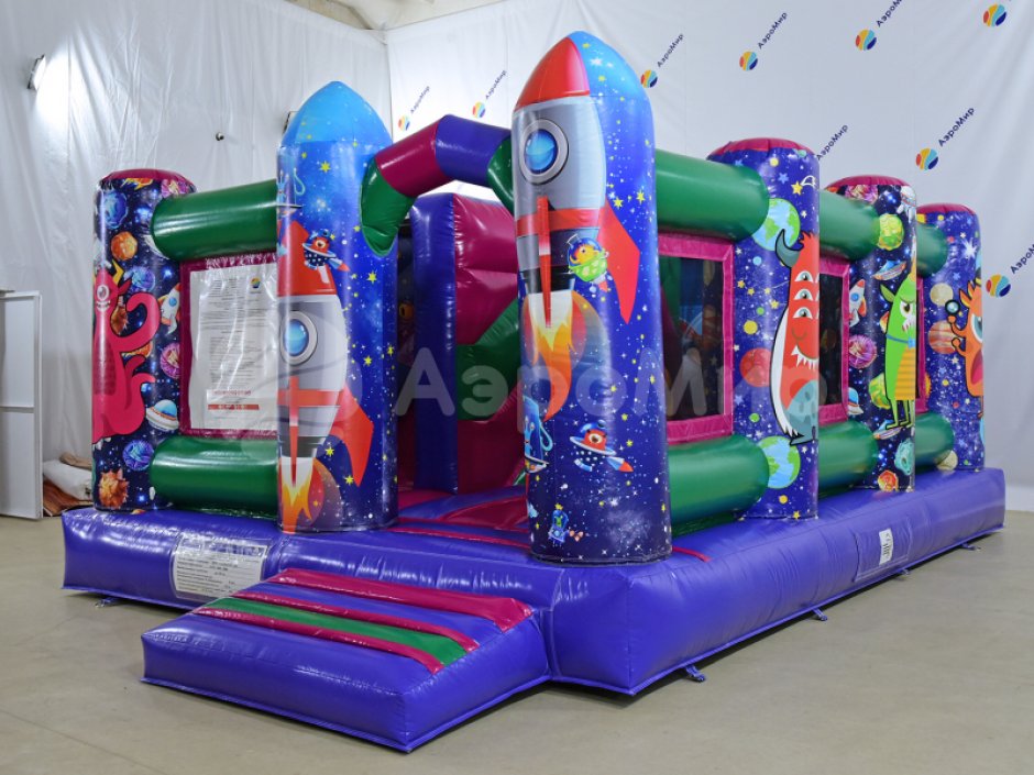 Надувной батут Космос — небольшой для бизнеса на 25 м²