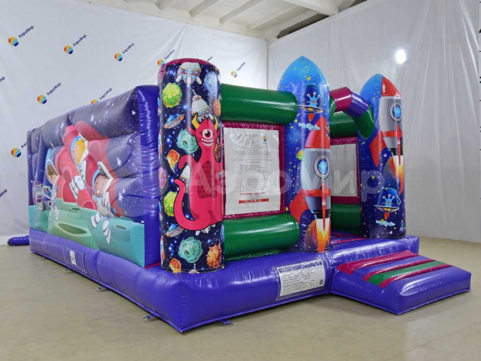 Надувной батут Космос — небольшой для бизнеса на 25 м²