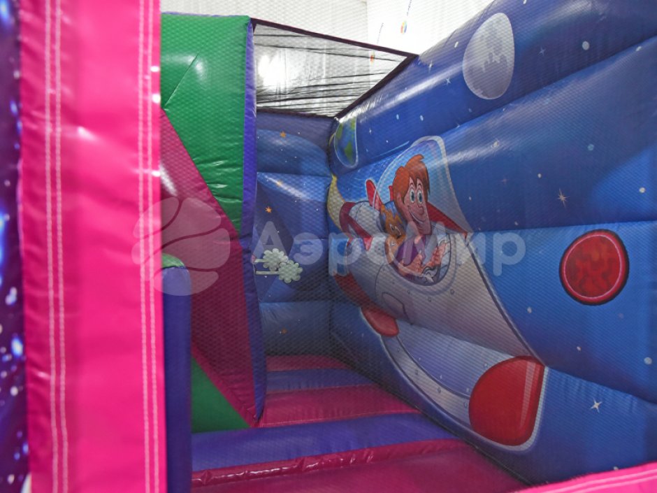 Надувной батут Космос — небольшой для бизнеса на 25 м²