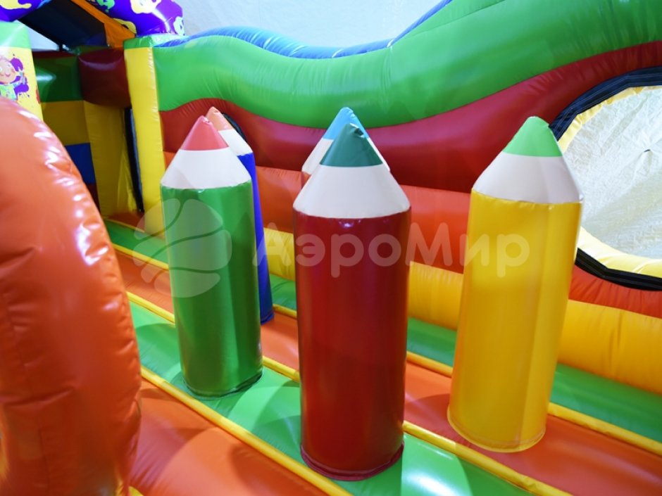 Надувной батут Краски — батут для бизнеса на ~ 36,5 м²