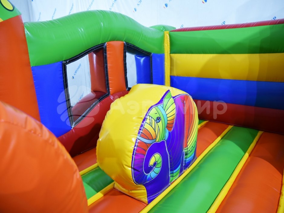 Надувной батут Краски — батут для бизнеса на ~ 36,5 м²
