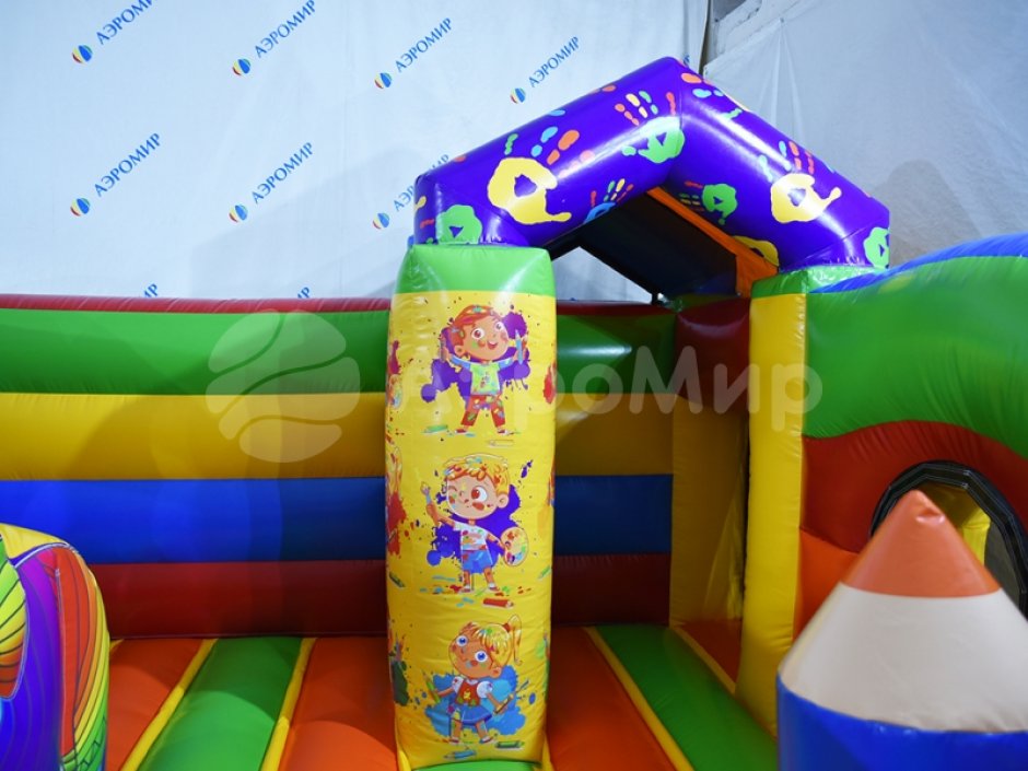 Надувной батут Краски — батут для бизнеса на ~ 36,5 м²