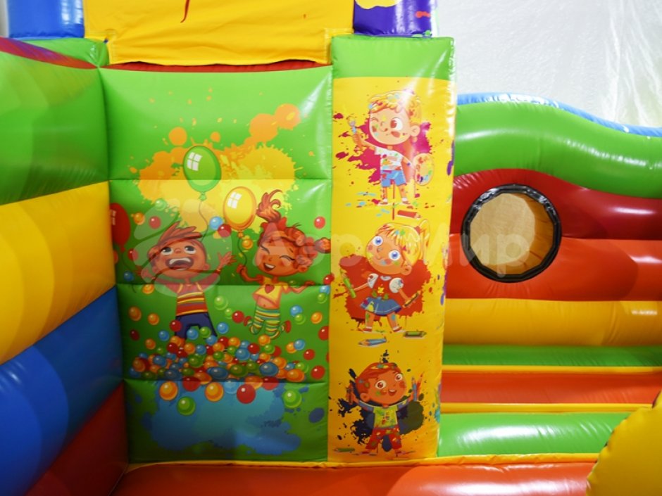 Надувной батут Краски — батут для бизнеса на ~ 36,5 м²