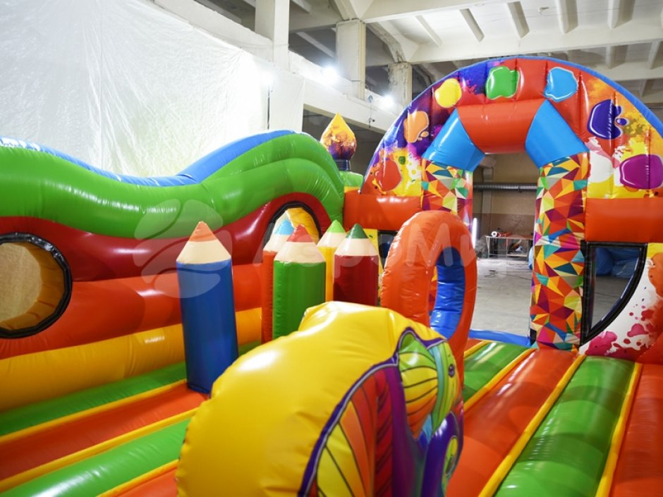 Надувной батут Краски — батут для бизнеса на ~ 36,5 м²