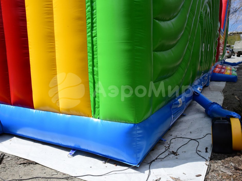 Большой надувной Батут легопарк— с горками и батутной ареной