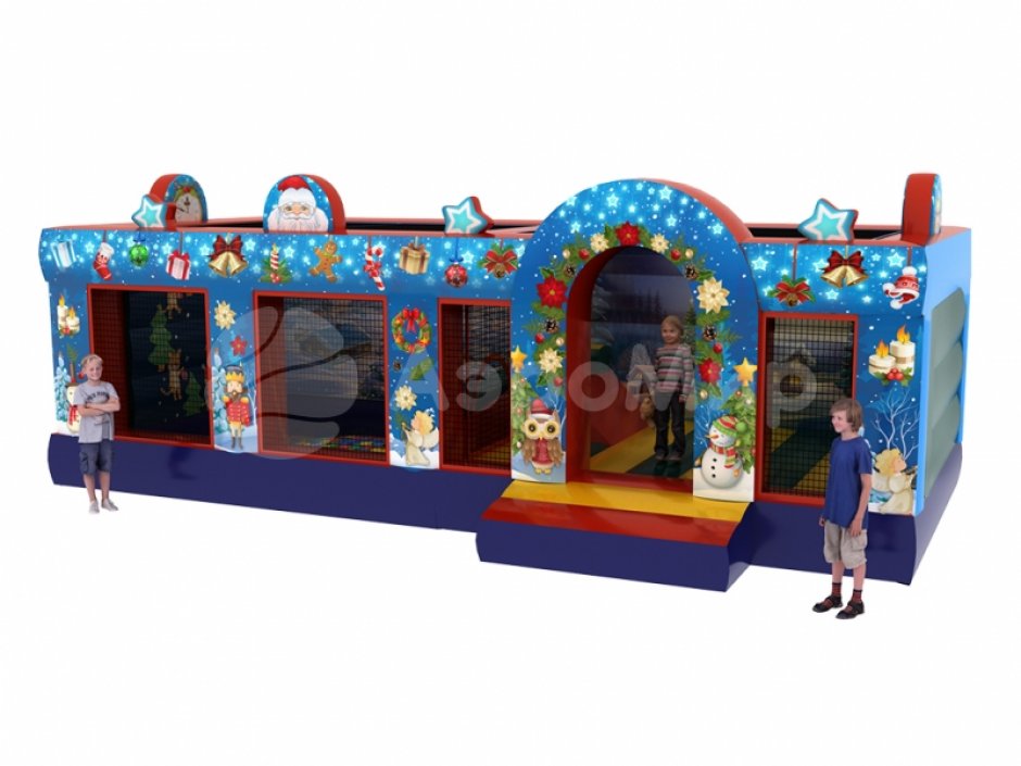 Надувной батут для бизнеса — Новогодняя сказка