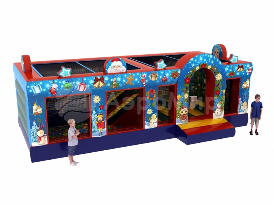Надувной батут для бизнеса — Новогодняя сказка